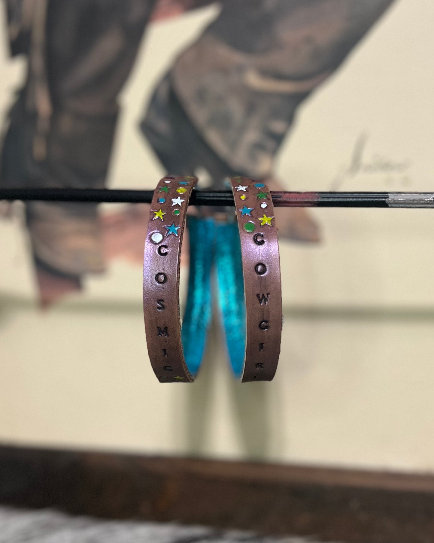 Cosmic Cowgirl Hoops