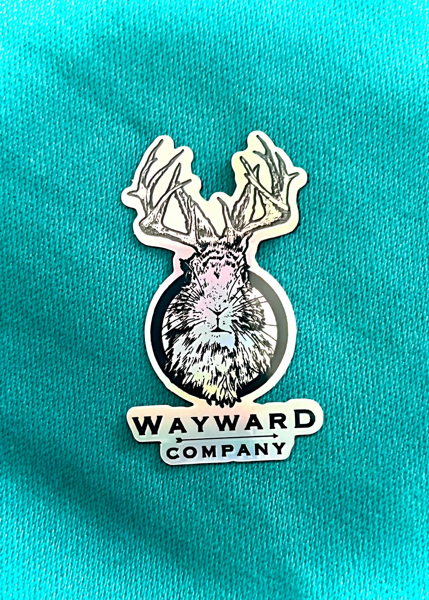 Holographic Fredalope Sticker