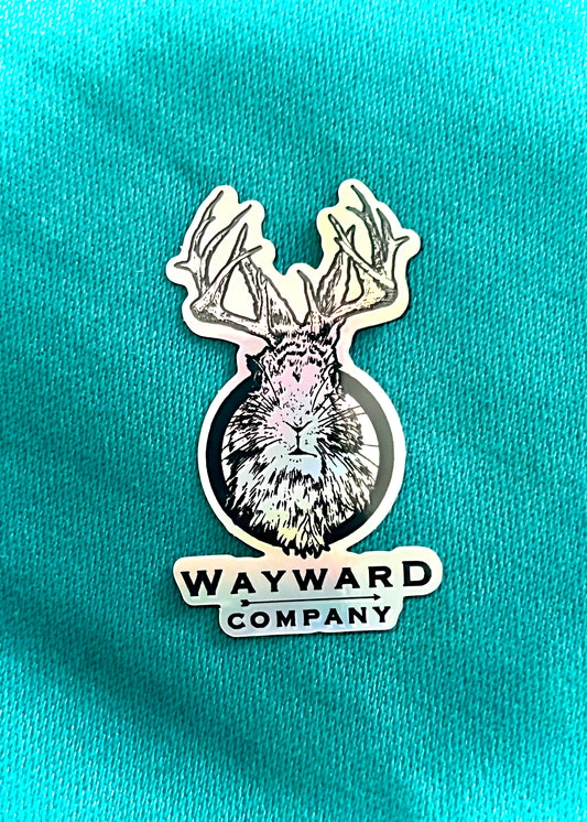 Holographic Fredalope Sticker