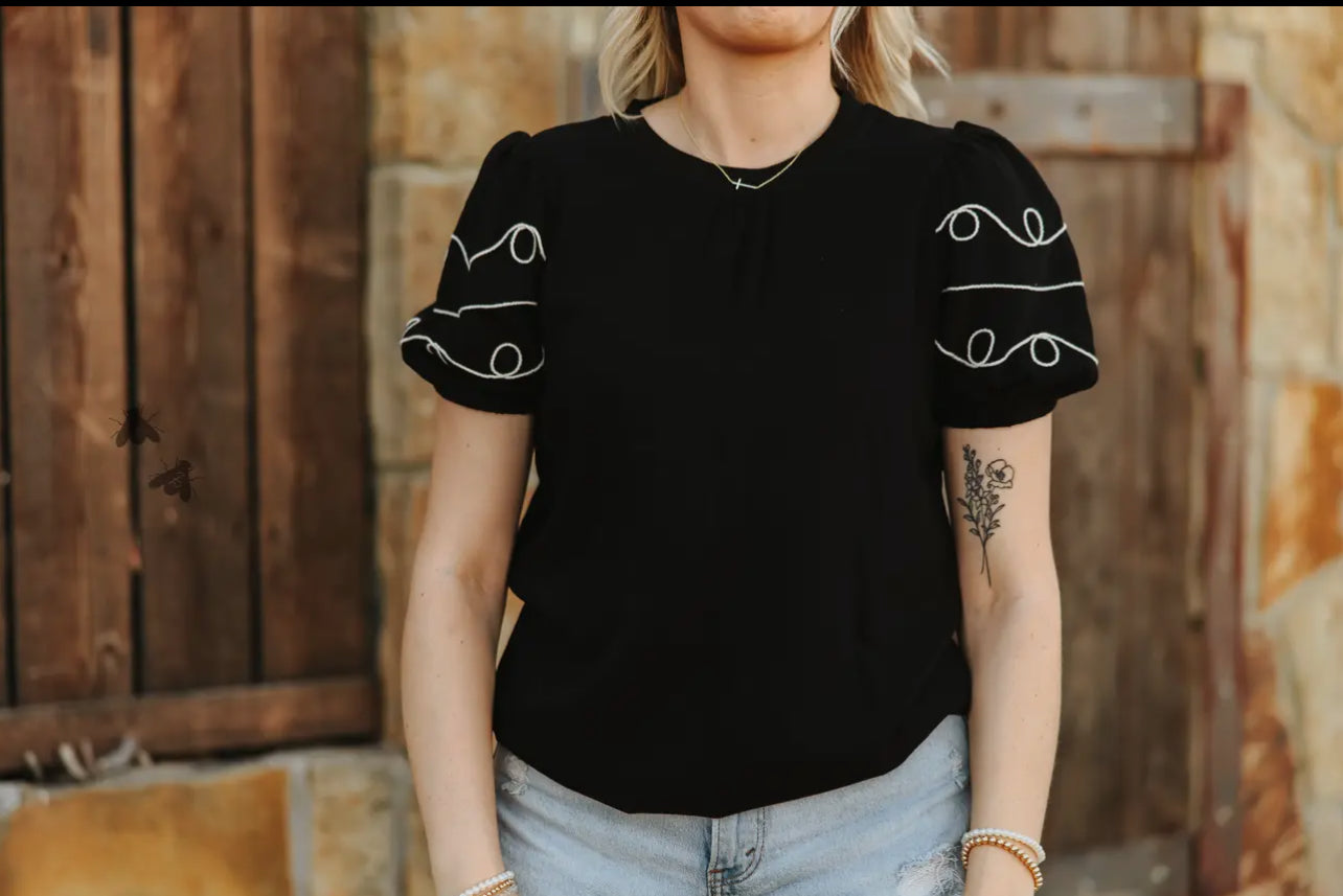 Loopy Lariat Top