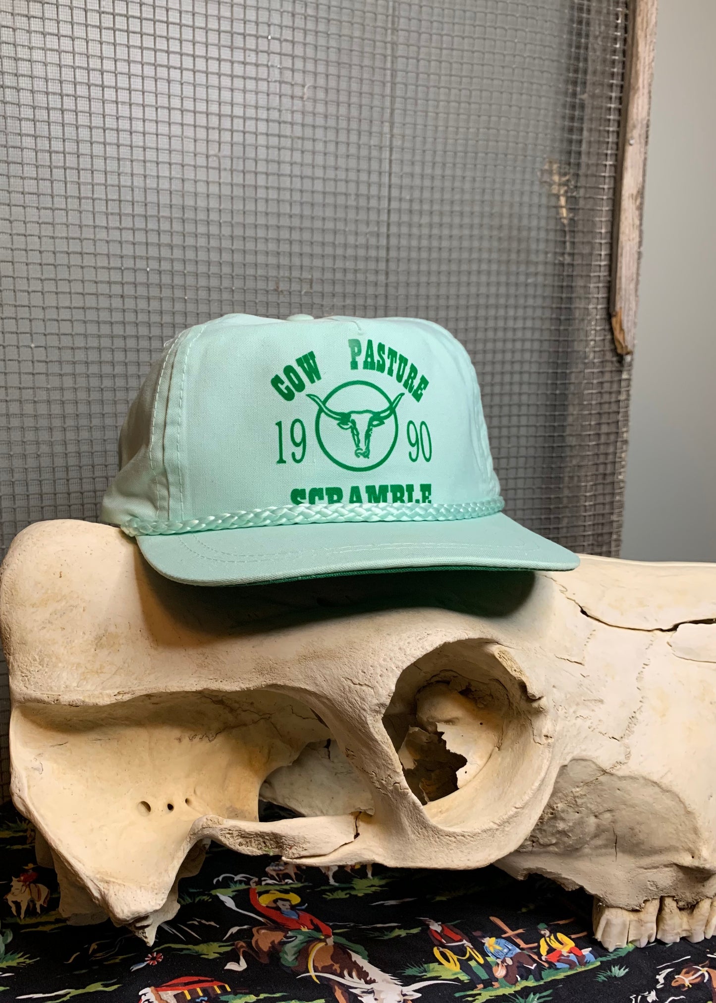 Cow Pasture Scramble Vintage Caps