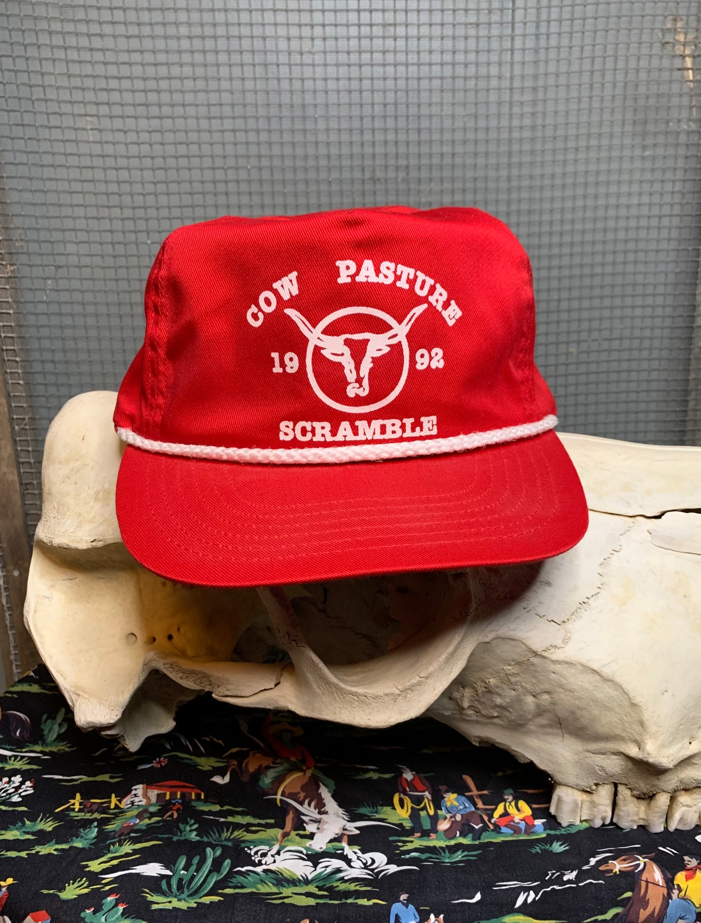 Cow Pasture Scramble Vintage Caps