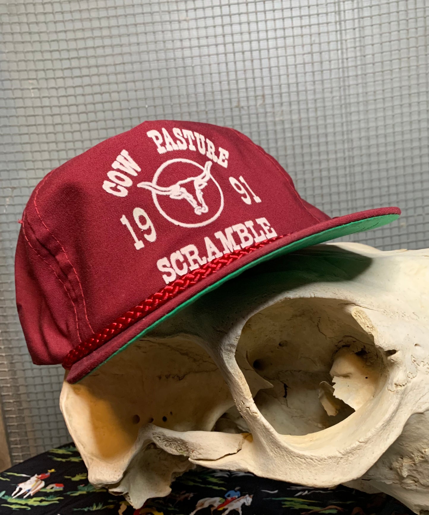 Cow Pasture Scramble Vintage Caps