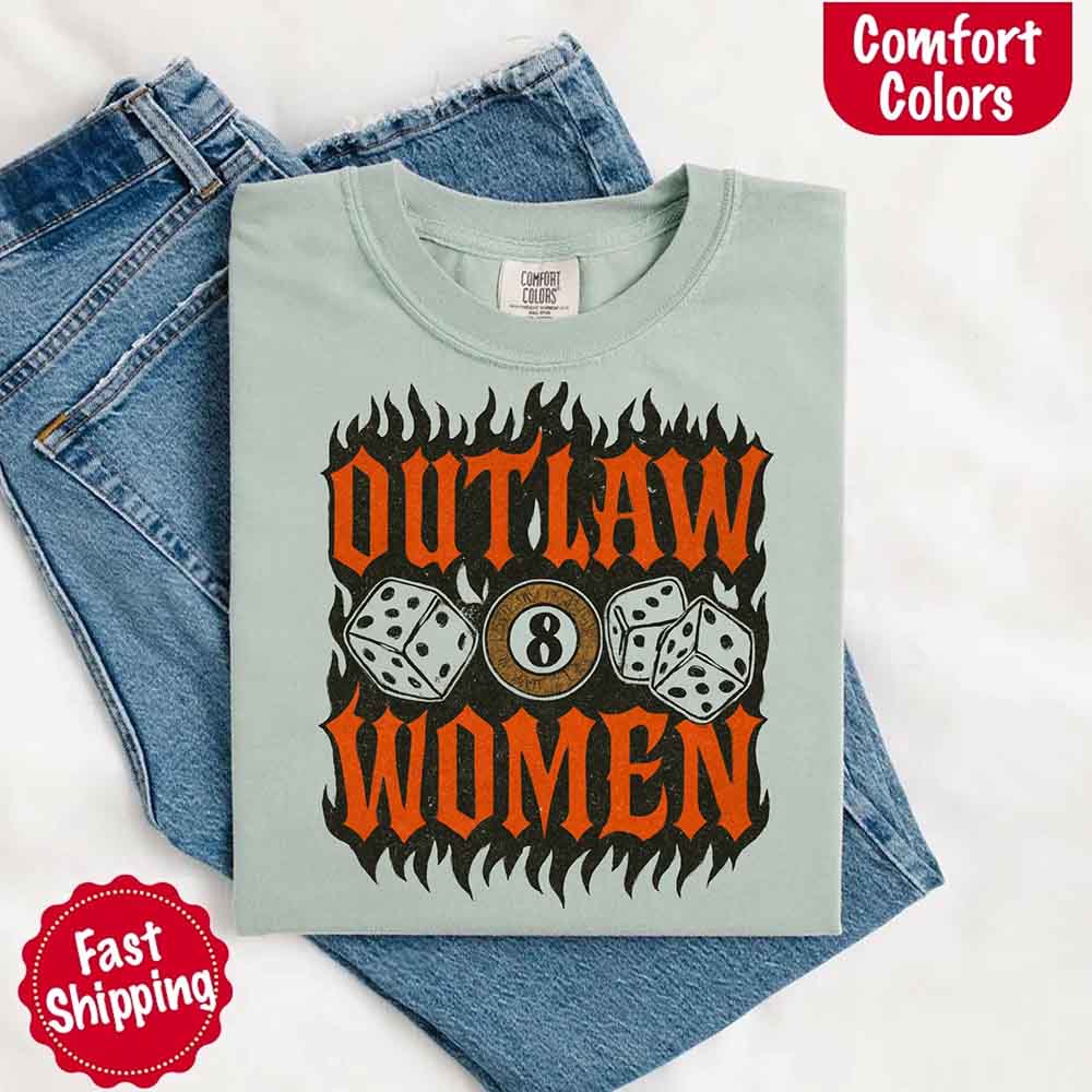 Outlaw Women Flames Shirt