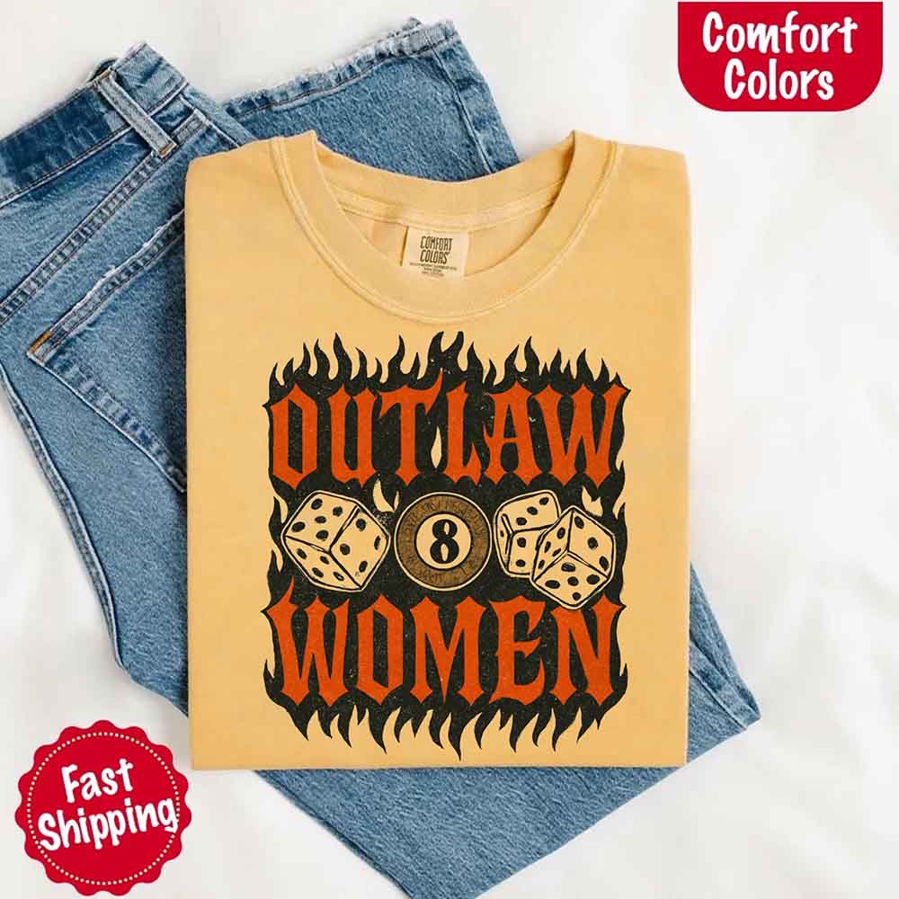 Outlaw Women Flames Shirt