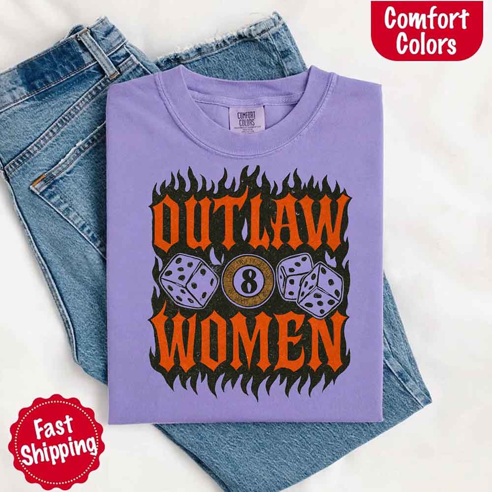 Outlaw Women Flames Shirt