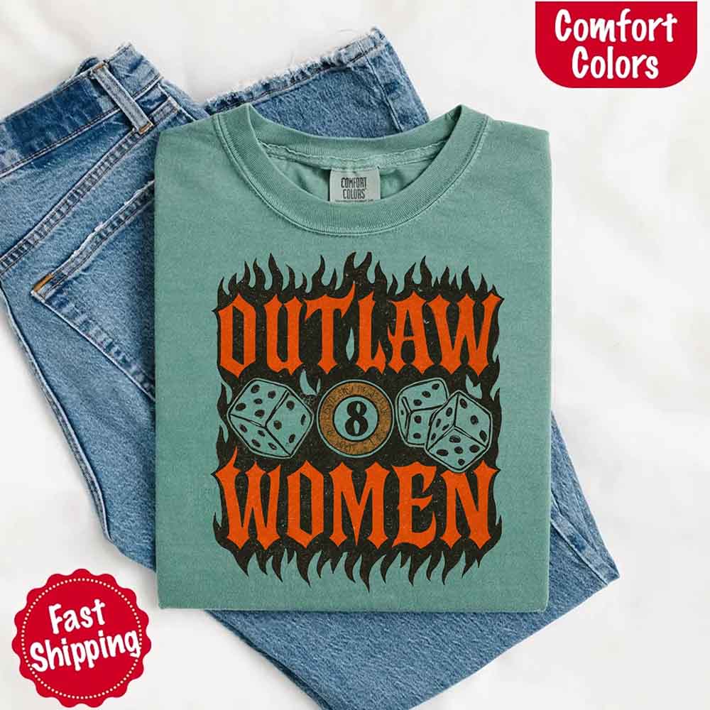 Outlaw Women Flames Shirt
