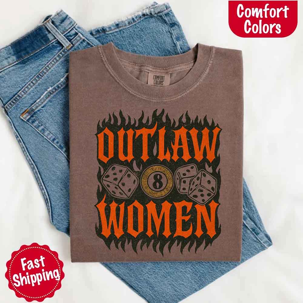 Outlaw Women Flames Shirt
