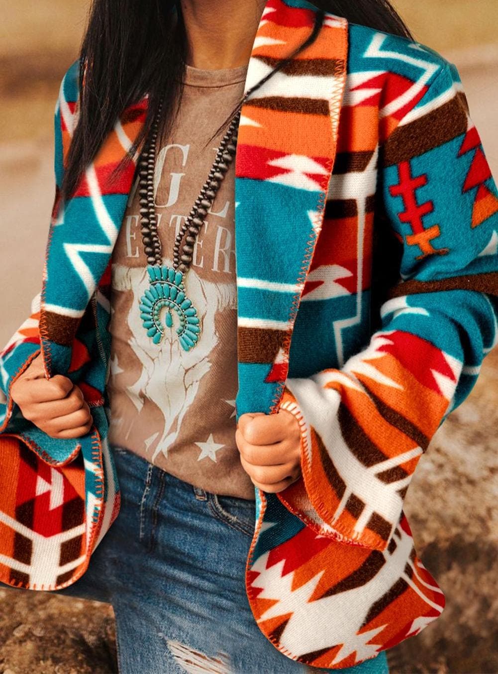 Southwestern Fall Blazer