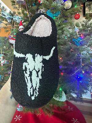 Longhorn Skull Slippers