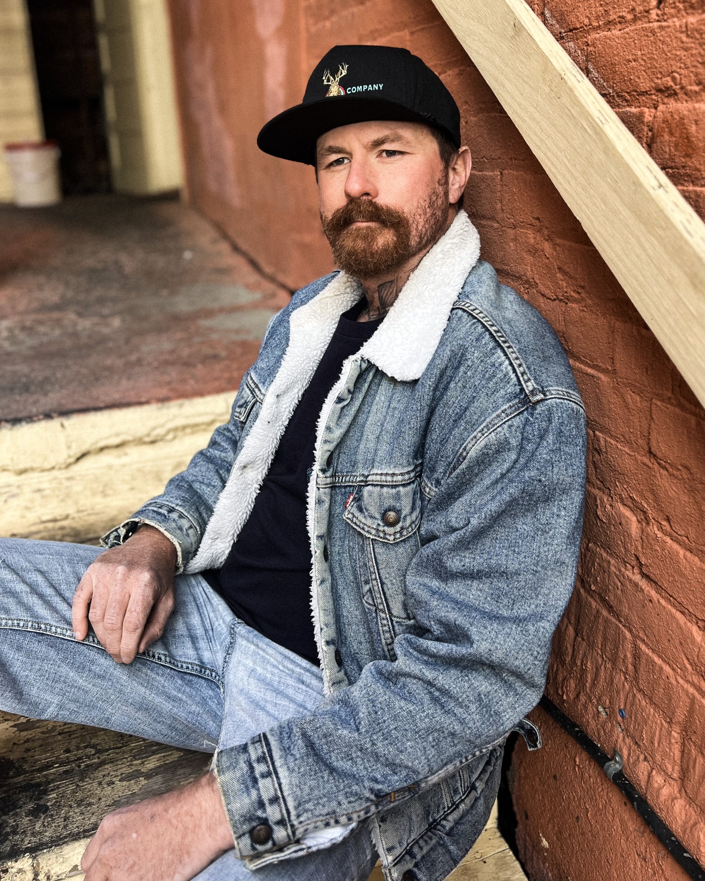 Men’s 80s Era Sherpa Lined Levi Strauss Denim Jacket Size Large