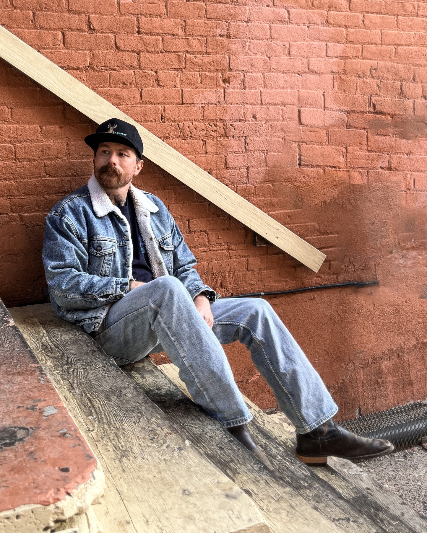 Men’s 80s Era Sherpa Lined Levi Strauss Denim Jacket Size Large