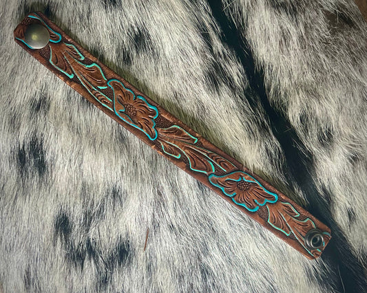 Don’t Call Me Honey Leather Cuff