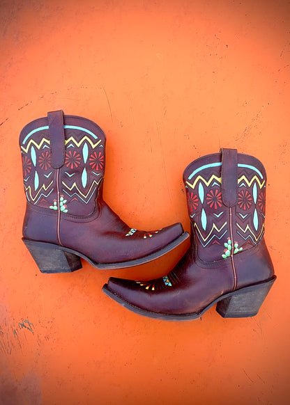 Ramble On Hand Painted Boots