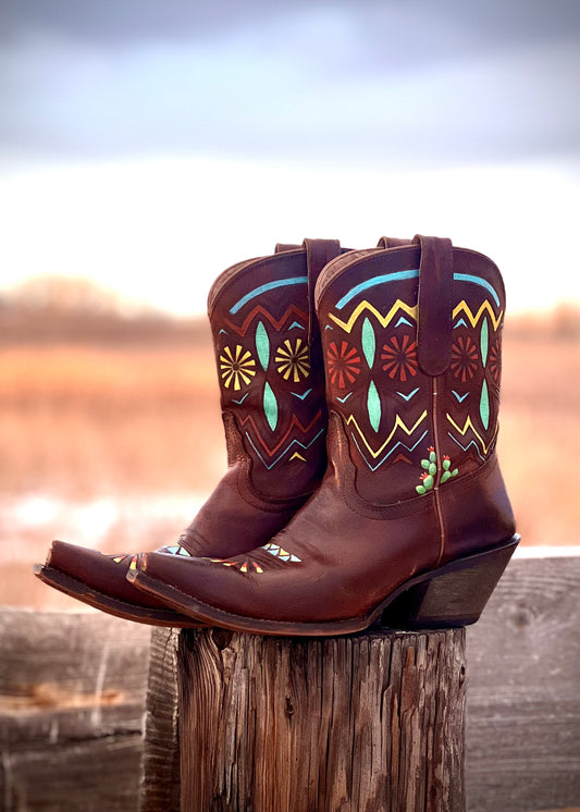 Ramble On Hand Painted Boots