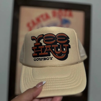 Yee Haw Cowboy Trucker Cap