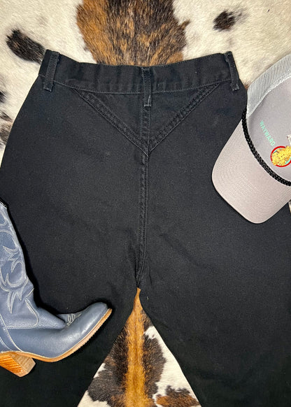 Black Vintage Ozark Mountain Jeans 28"x30"
