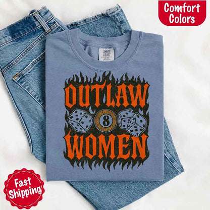 Outlaw Women Flames Shirt