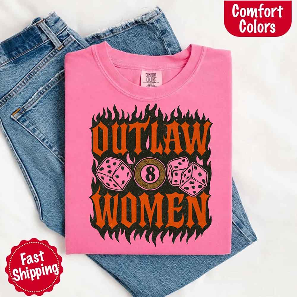 Outlaw Women Flames Shirt
