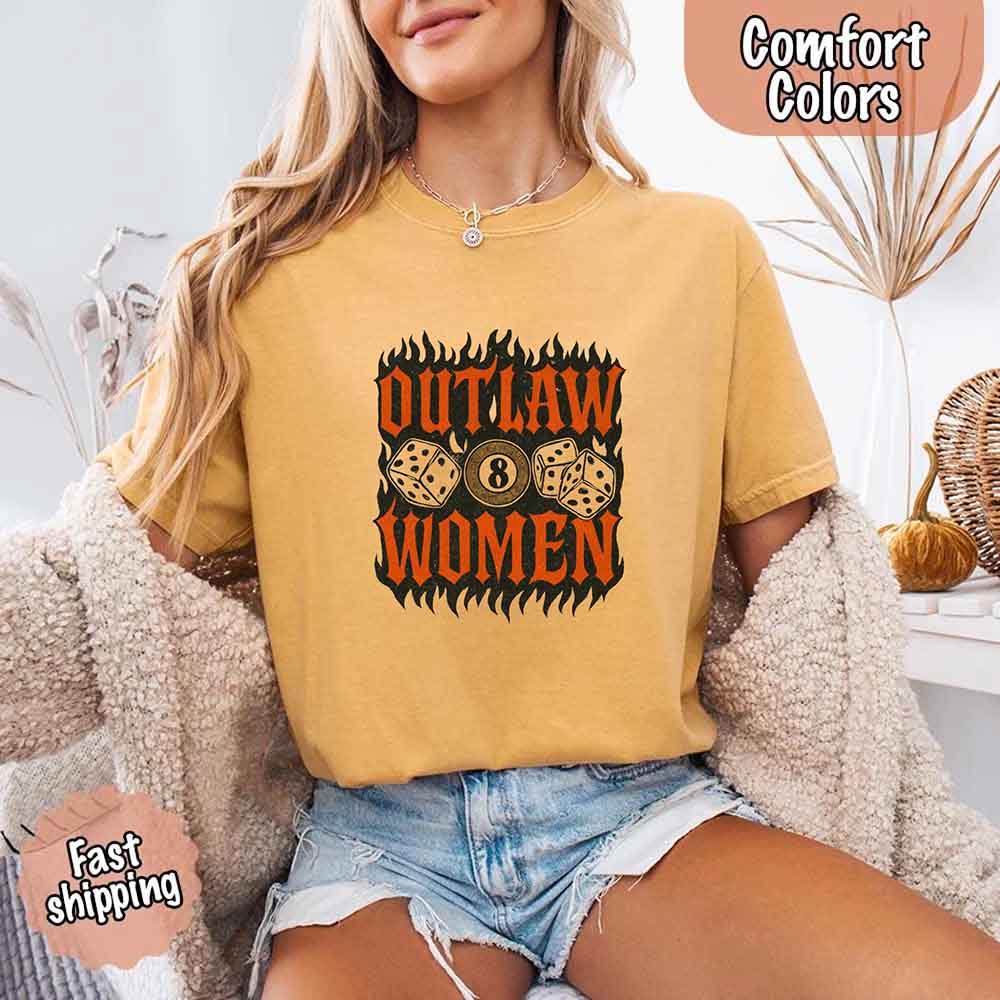 Outlaw Women Flames Shirt