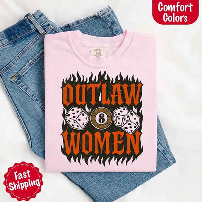 Outlaw Women Flames Shirt