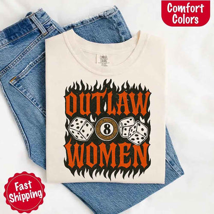 Outlaw Women Flames Shirt