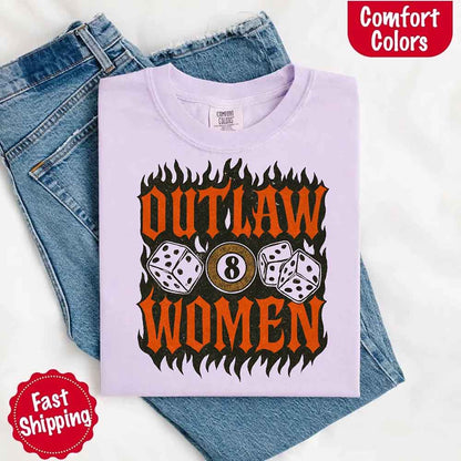 Outlaw Women Flames Shirt