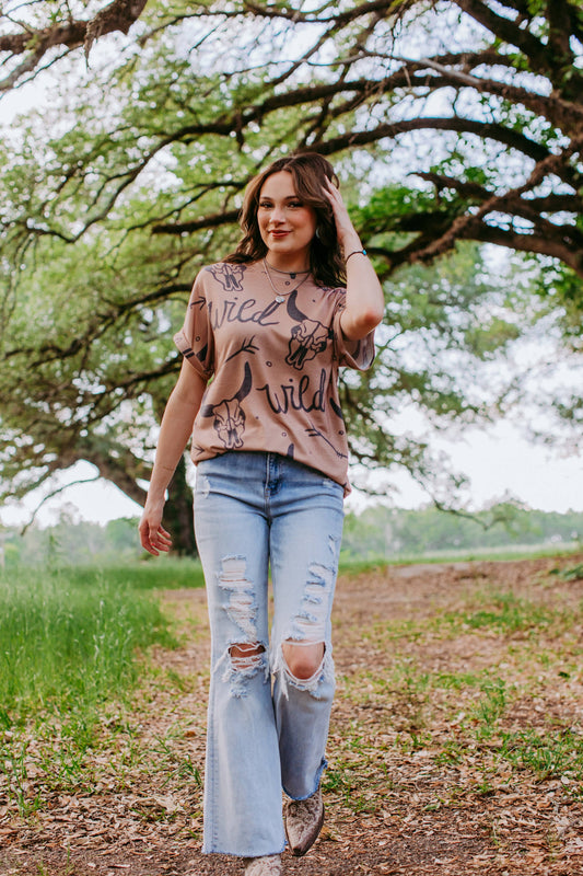 *Pre-Order* Oversize Wild Tee