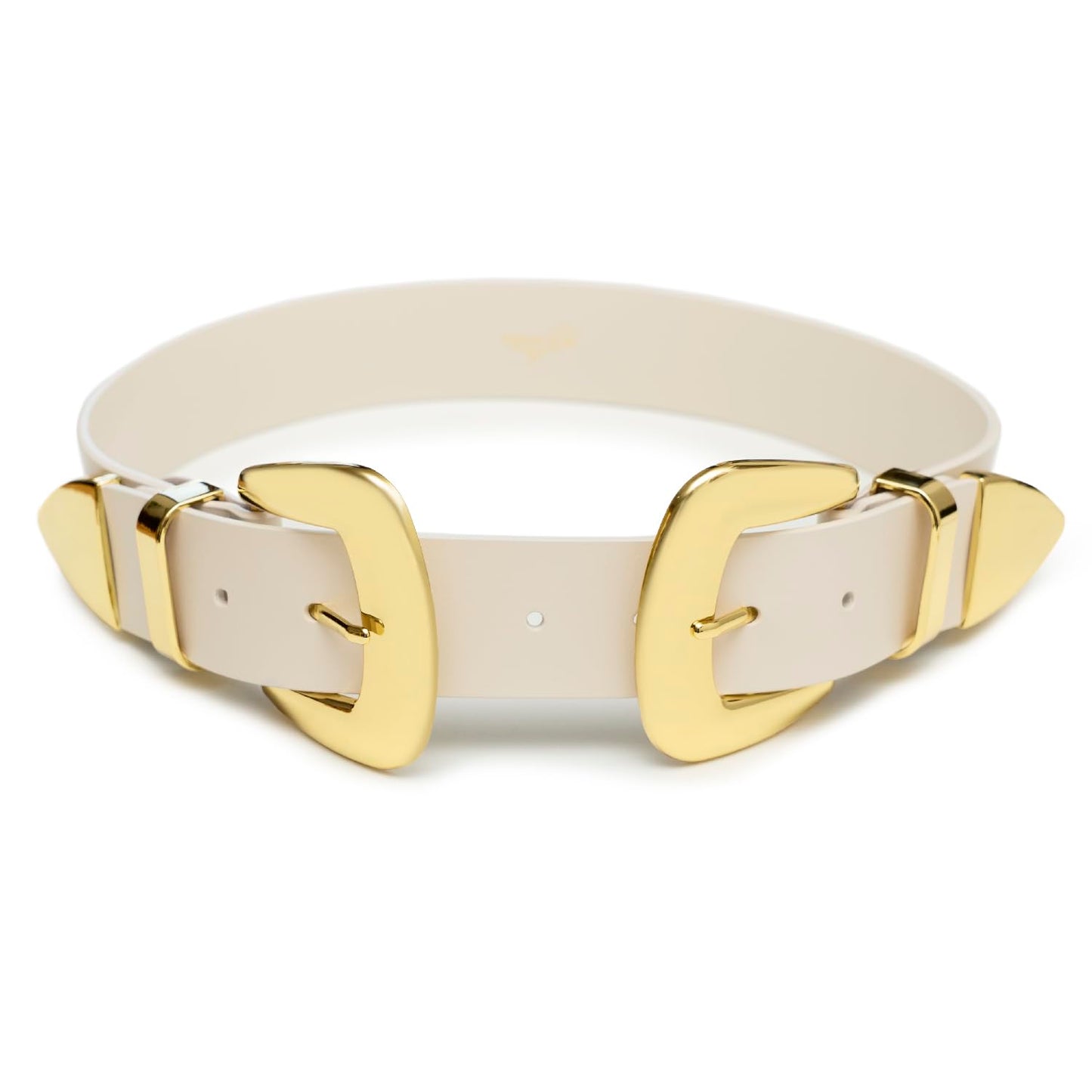 Double Buckle Western Waist Belt for Women