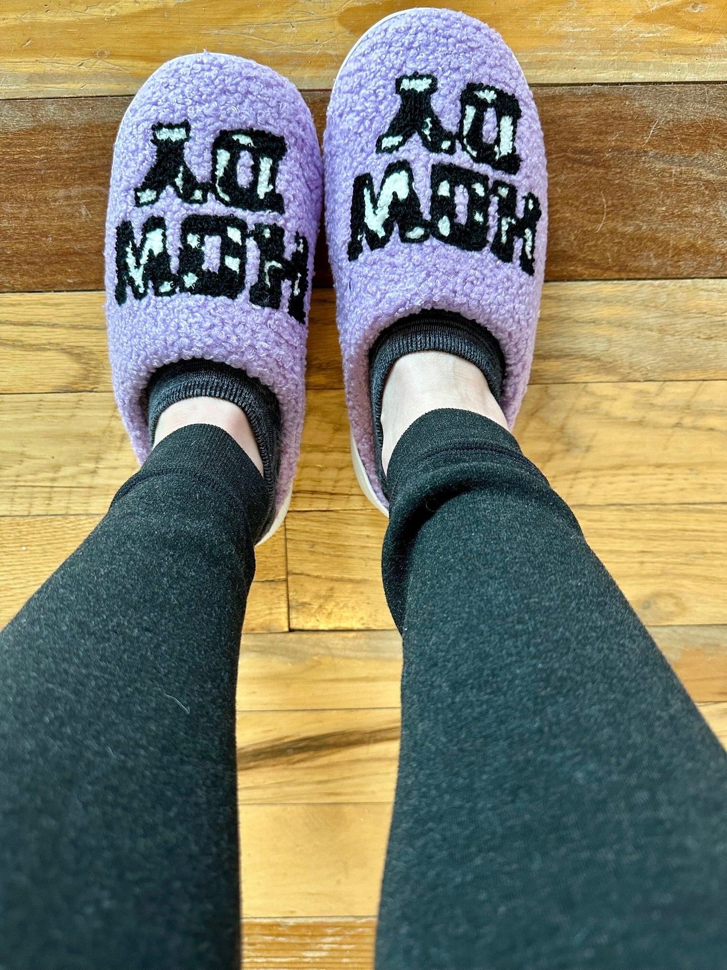 Howdy Cow Print Slippers