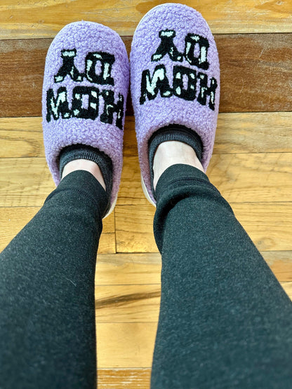 Howdy Cow Print Slippers