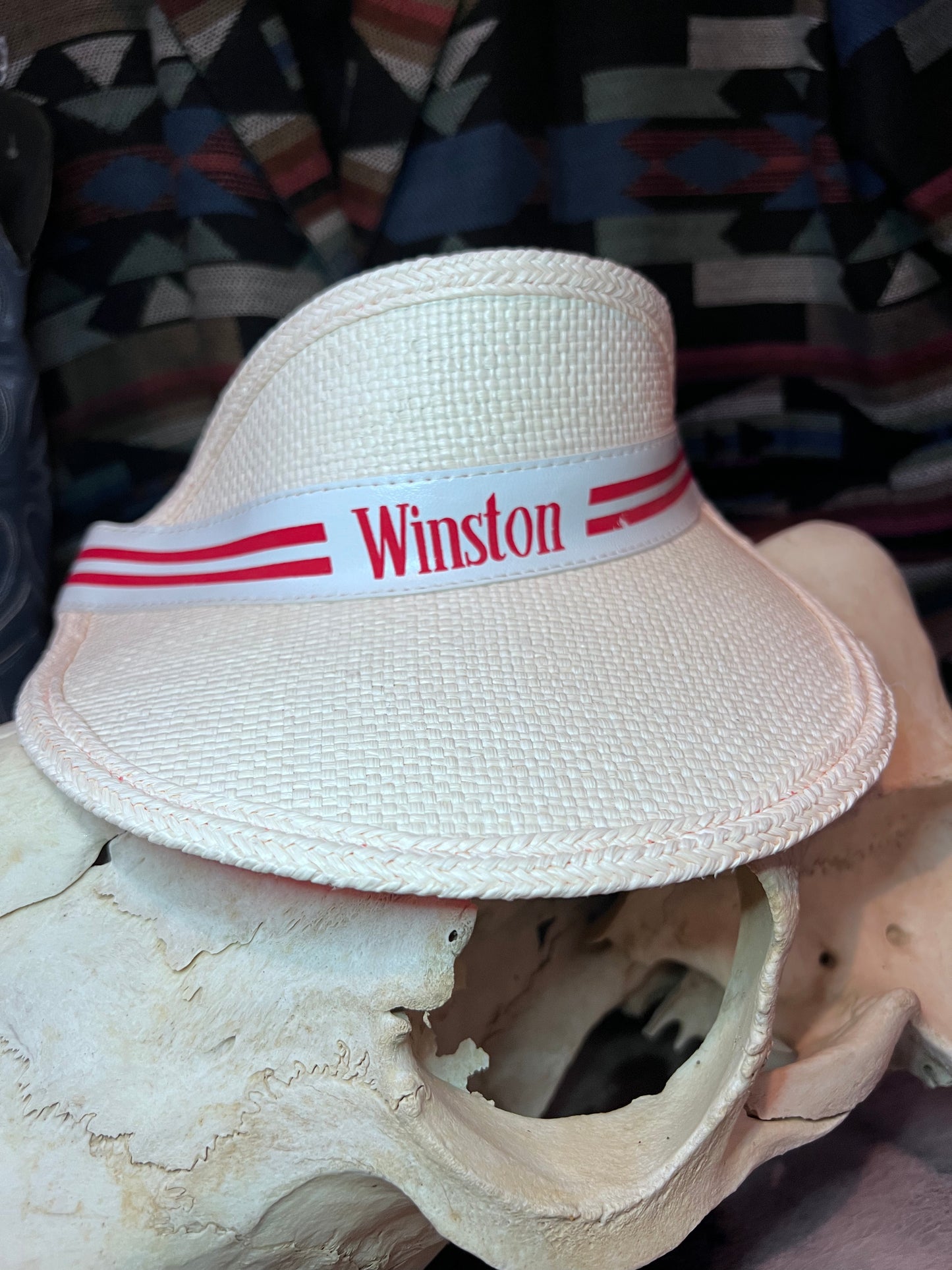 Vintage Winston Cigarettes Visor