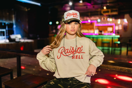 Raisin' Hell Trucker Hat