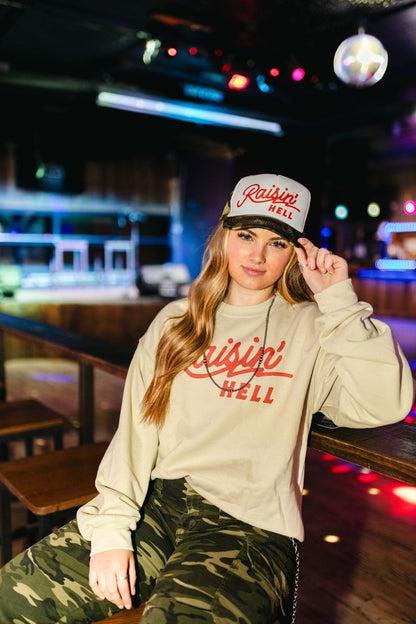 Raisin' Hell Trucker Hat
