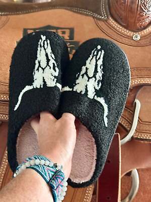 Longhorn Skull Slippers