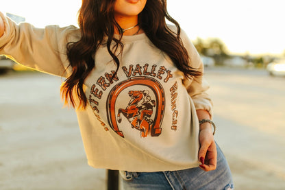 Western Valley Ranch Raw Hem Graphic